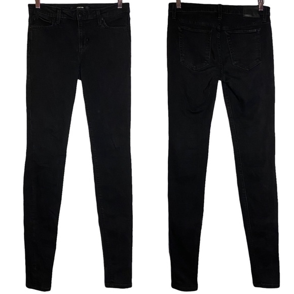 Joe's Twiggy Skinny in Regan Black Flawless Fabric Tall High Rise Jeans 28 - Picture 2 of 16